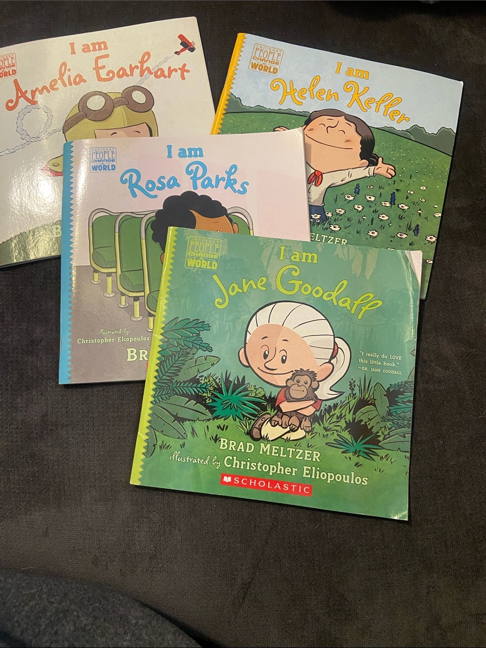 Scholastic set of 4 children’s books on Ordinary people that change the world.